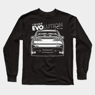 Lancer Evolution X (White Print) Long Sleeve T-Shirt